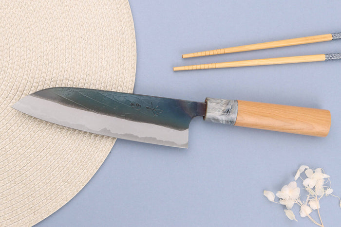 Couteau santoku 16,5cm japonais artisanal Masakage Mizu
