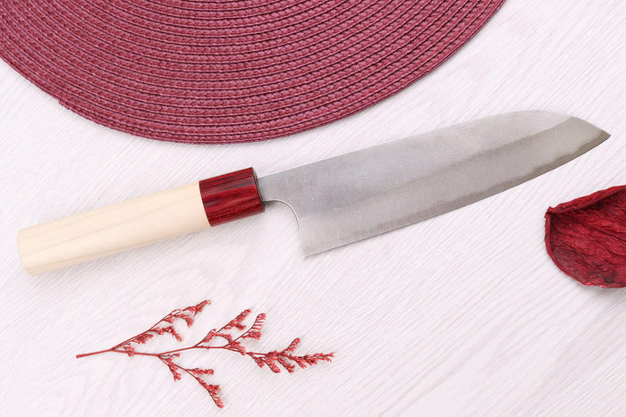 Couteau santoku 16,5cm japonais artisanal Masakage Yuki Shirogami 2