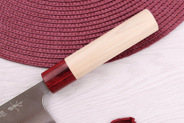 Couteau santoku 16,5cm japonais artisanal Masakage Yuki Shirogami 2