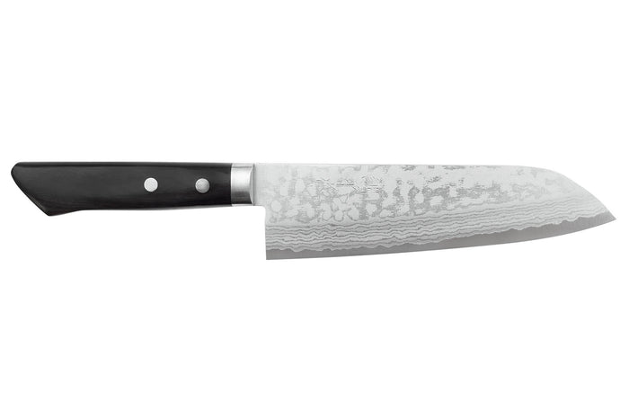 Couteau santoku 16,5cm japonais artisanal Masutani VG10 Damas