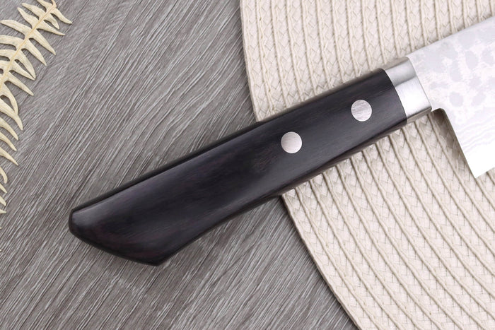 Couteau santoku 16,5cm japonais artisanal Masutani VG10 Damas