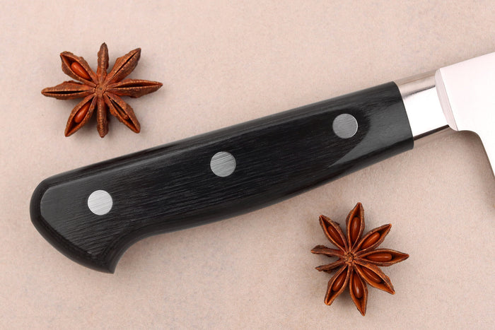 Couteau santoku 16,5cm japonais artisanal Takamura VG10 Poli