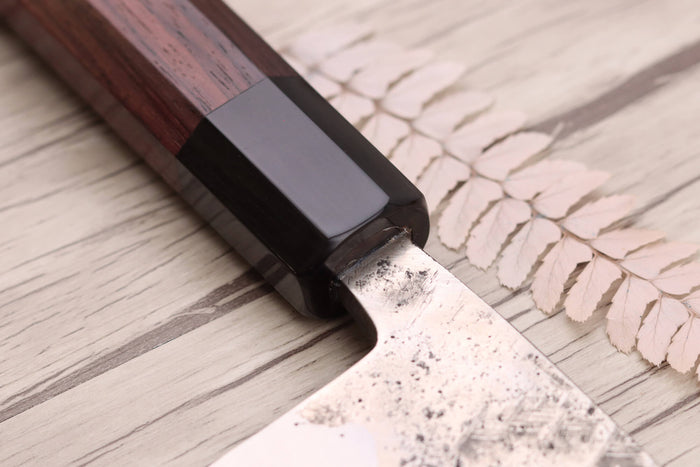Couteau santoku 16,5cm japonais artisanal Yoshimune par Kawamura WS2 poli
