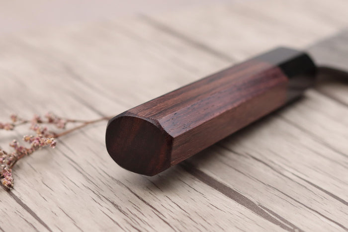 Couteau santoku 16,5cm japonais artisanal Yoshimune par Kawamura WS2 poli
