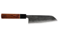Couteau santoku 16,5cm japonais artisanal Yuzo Black Nashiji