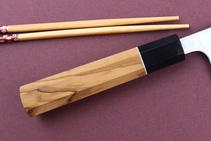 Couteau santoku 16,5cm japonais artisanal Yuzo Damas VG10