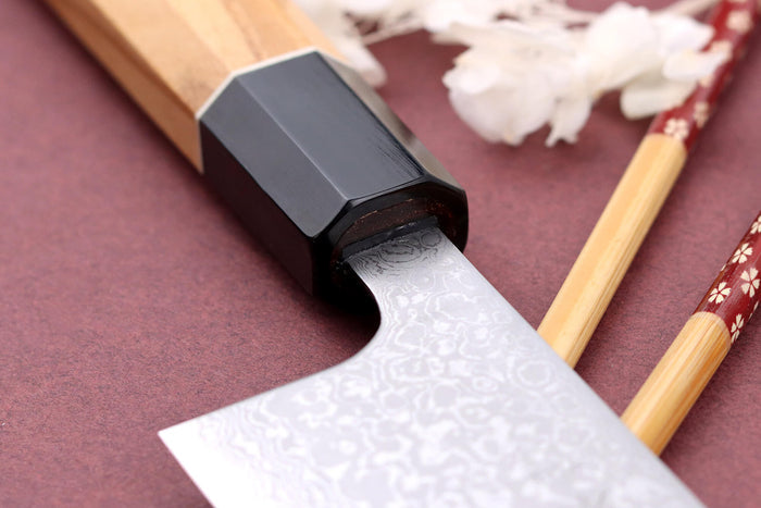 Couteau santoku 16,5cm japonais artisanal Yuzo Damas VG10