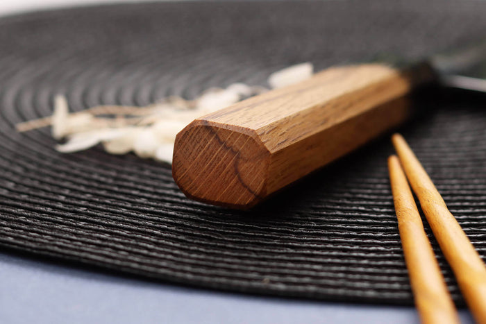 Couteau santoku 17cm japonais Sakai Takayuki Kashi Urushi VG10 damas