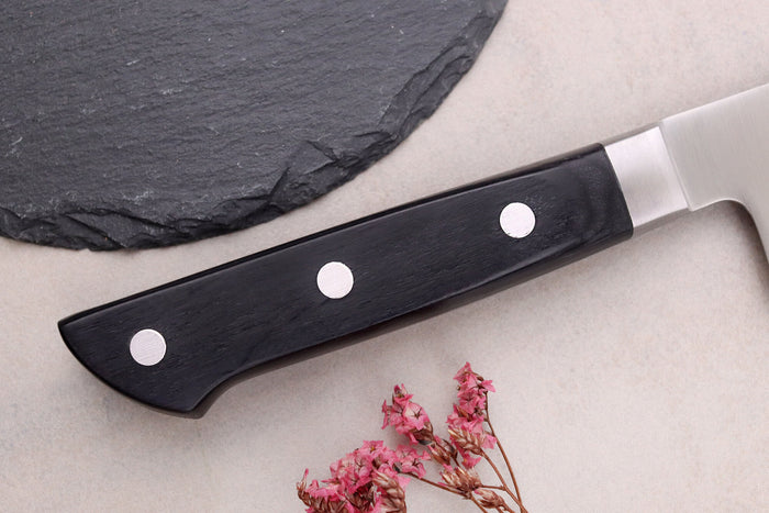Couteau santoku 17cm japonais Satake Cutlery Black Pakkawood