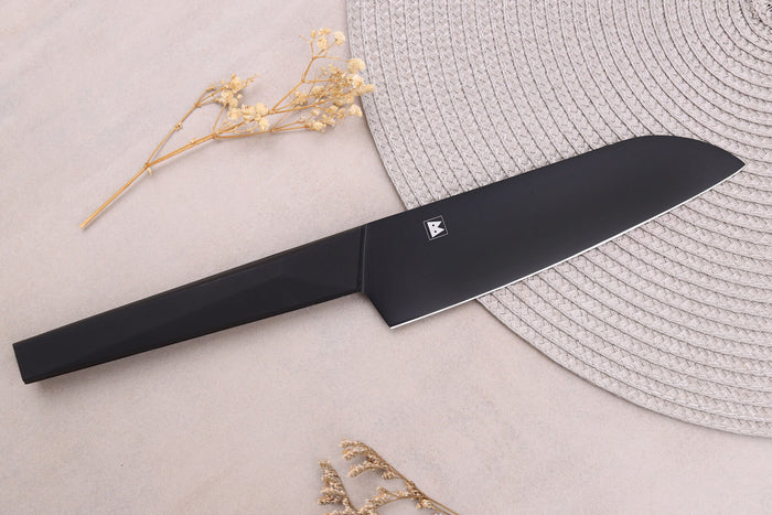 Couteau santoku 17cm japonais Satake Cutlery Black