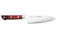 Couteau santoku 17cm japonais Satake Cutlery Brown Pakkawood