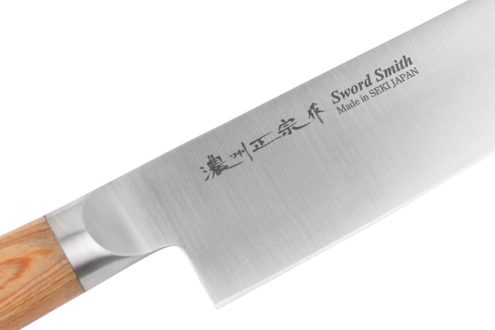 Couteau santoku 17cm japonais Satake Cutlery Pakkawood