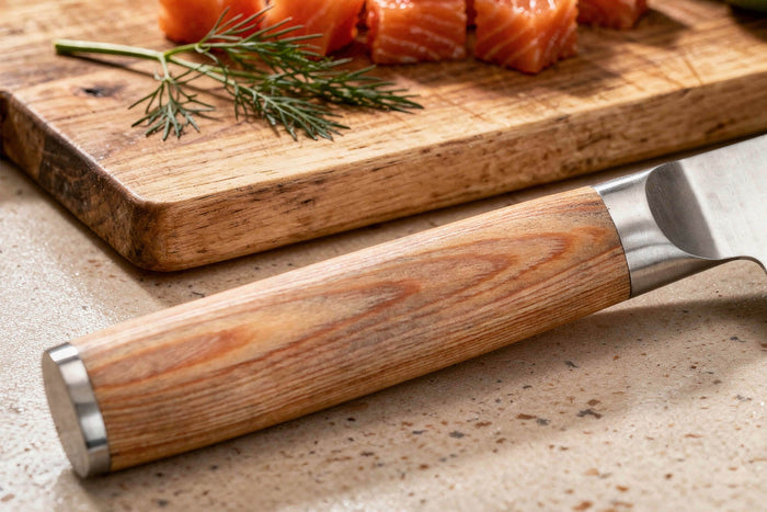 Couteau santoku 17cm japonais Satake Cutlery Pakkawood