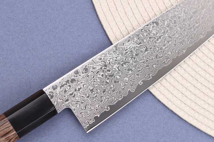 Couteau santoku 18cm japonais Sakai Takayuki Ginga damas