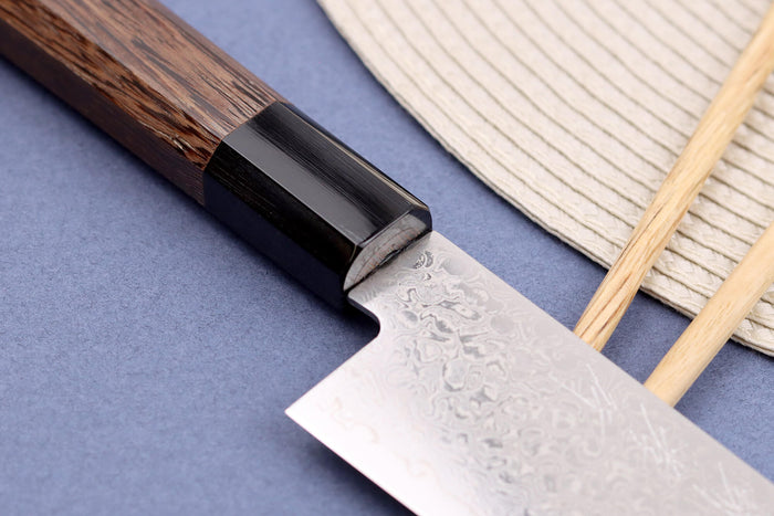 Couteau santoku 18cm japonais Sakai Takayuki Ginga damas
