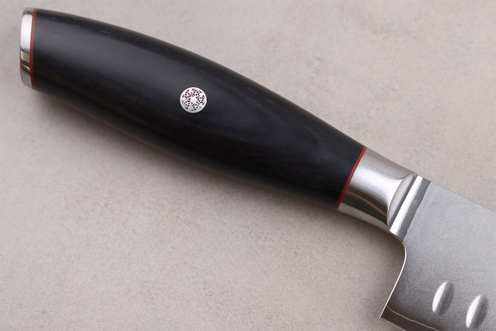 Couteau santoku 18cm Wusaki Fujiko Black 10CR