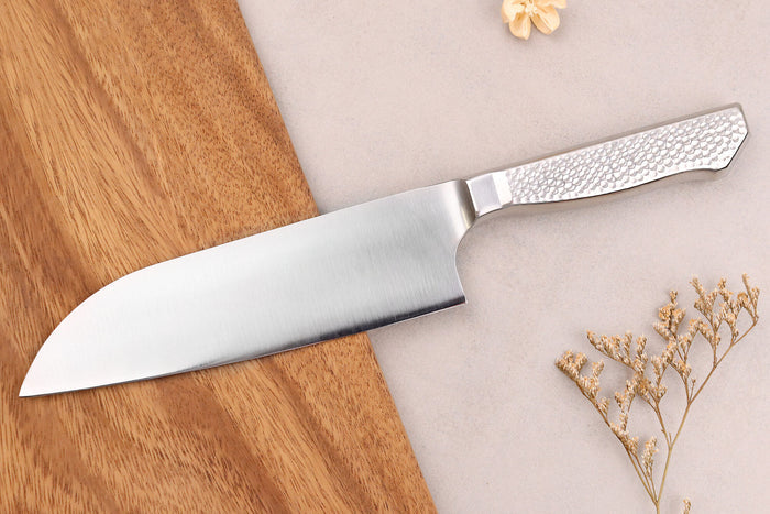 Couteau santoku alvéolé japonais Glestain Home Series 17cm