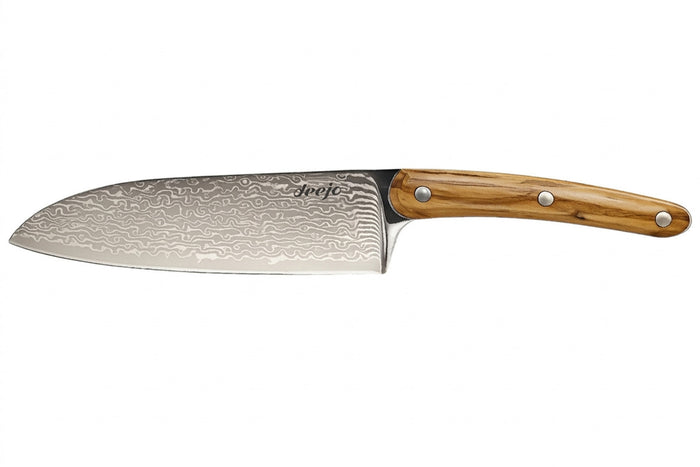 Couteau santoku Deejo lame damas 17cm Édition limitée 2025 avec support magnétique