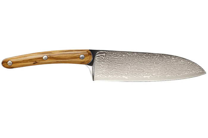 Couteau santoku Deejo lame damas 17cm Édition limitée 2025 avec support magnétique