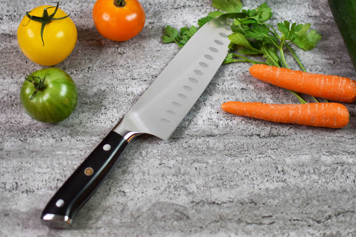 Couteau santoku Fukito Ebène X50 18cm