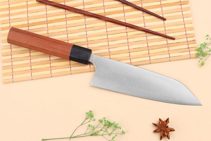 Couteau santoku japonais artisanal Shibata Koutetsu AS 16,5cm