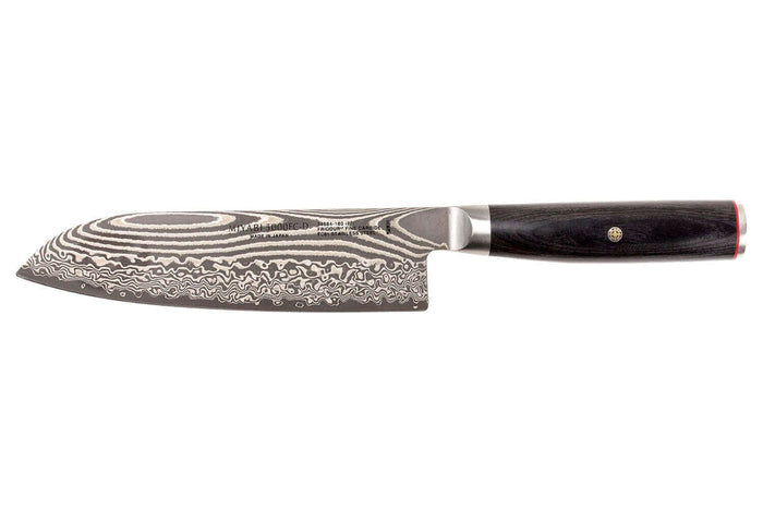 Couteau santoku japonais Miyabi 5000FCD lame 18cm damas 48 couches manche pakkawood