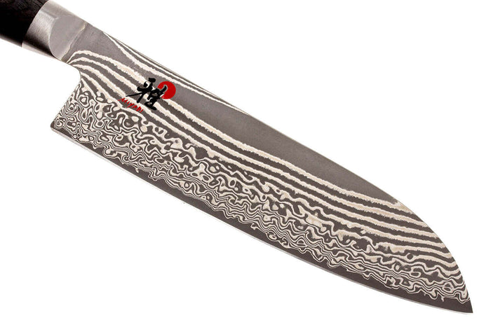 Couteau santoku japonais Miyabi 5000FCD lame 18cm damas 48 couches manche pakkawood