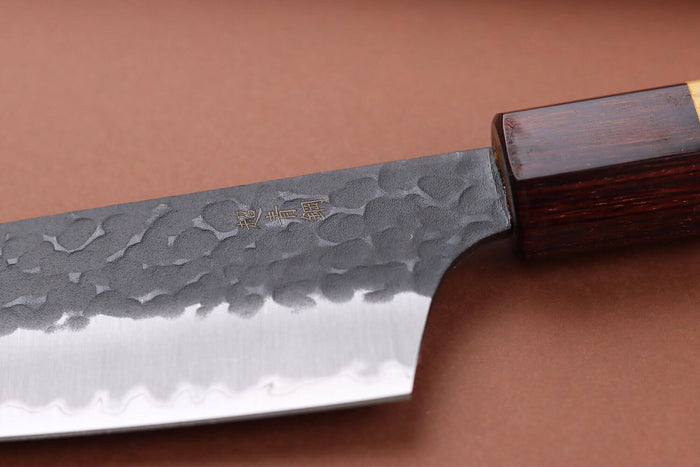 Couteau santoku kengata 16cm japonais Sakai Takayuki AS brut de forge