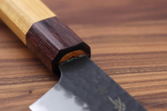 Couteau santoku kengata 16cm japonais Sakai Takayuki AS brut de forge