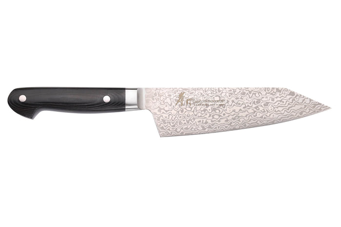 Couteau santoku kiritsuke 16cm japonais Sakai Takayuki Coreless Damascus