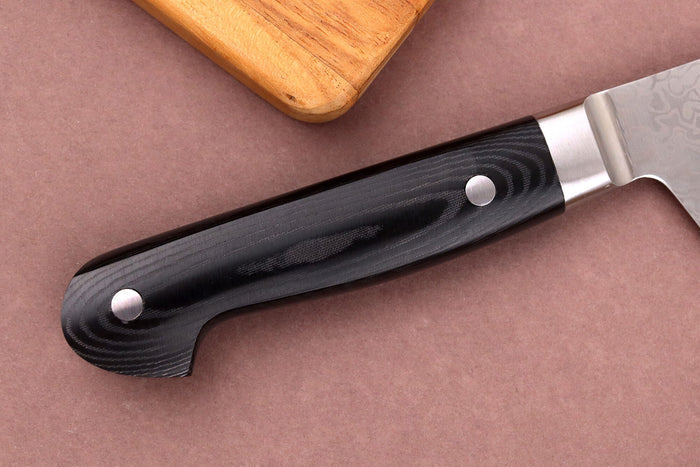 Couteau santoku kiritsuke 16cm japonais Sakai Takayuki Coreless Damascus