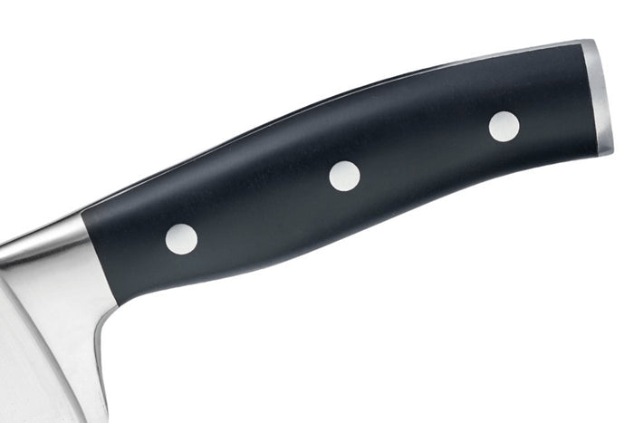 Couteau santoku Rösle Tradition lame alvéolée 17,5cm