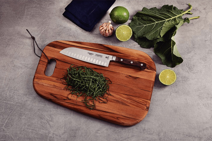 Couteau santoku Tramontina Century lame forgée 18cm manche technobois