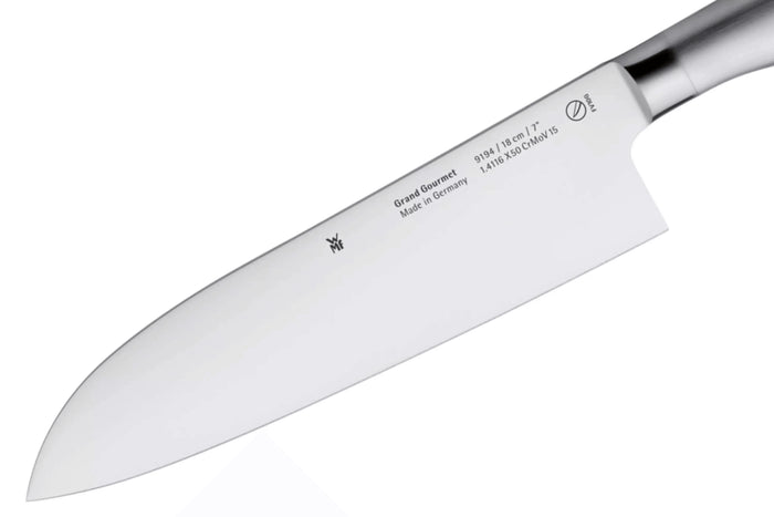 Couteau santoku WMF Grand Gourmet lame acier inoxydable 18cm
