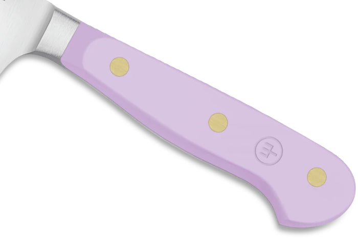 Couteau santoku Wusthof Classic Colour Purple Yam forgé lame alvéolée 17cm