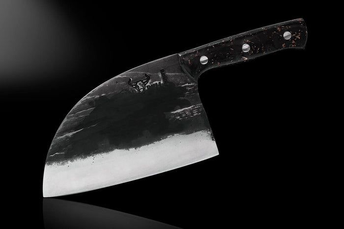 Couteau serbe Samura Mad Bull 18cm manche en carbone