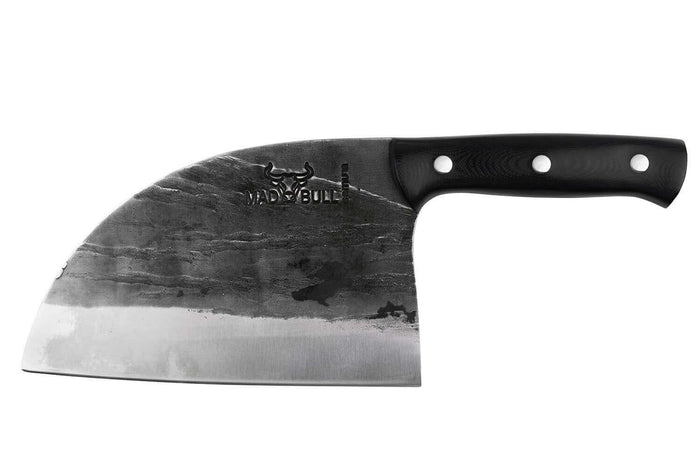 Couteau serbe Samura Mad Bull 18cm manche en G10 et carbone noir