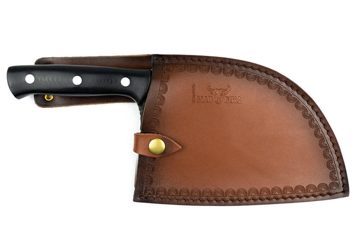Couteau serbe Samura Mad Bull 18cm manche en G10 et carbone noir