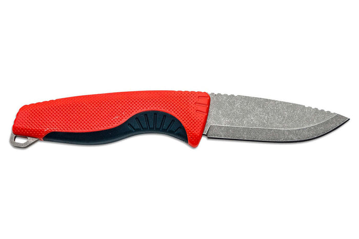 Couteau SOG Aegis FX SGAEGISFXRIN lame 9,3cm manche en nylon/fibres de verre rouge avec étui