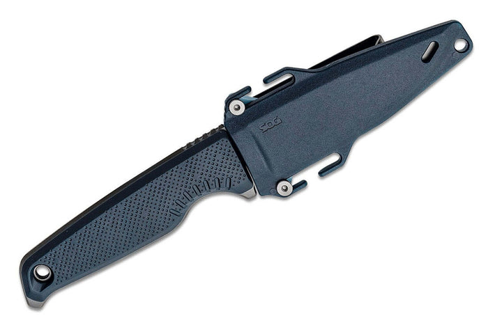 Couteau SOG Altair FX SGALTAIRFXBK lame 8,6cm manche en nylon/fibres de verre noir + étui