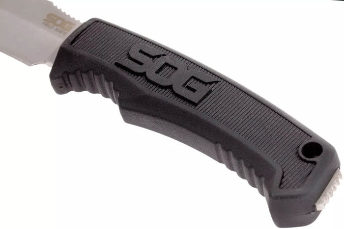 Couteau SOG Field Knife SGFK1001 lame 10,2cm manche en TPR noir + étui en Kydex