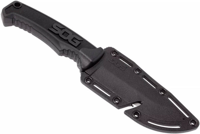 Couteau SOG Field Knife SGFK1001 lame 10,2cm manche en TPR noir + étui en Kydex