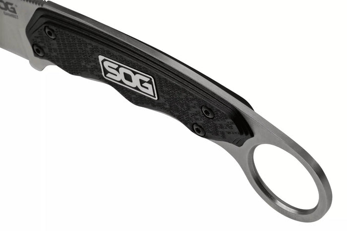 Couteau SOG Gambit SGGB1001 lame 6,6cm manche en nylon/fibres de verre noir