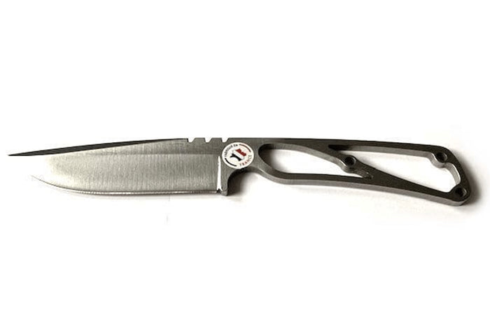 Couteau squelette Wildsteer Skelet Woodland Camo SK0116 lame 10,7cm manche paracorde + étui en option