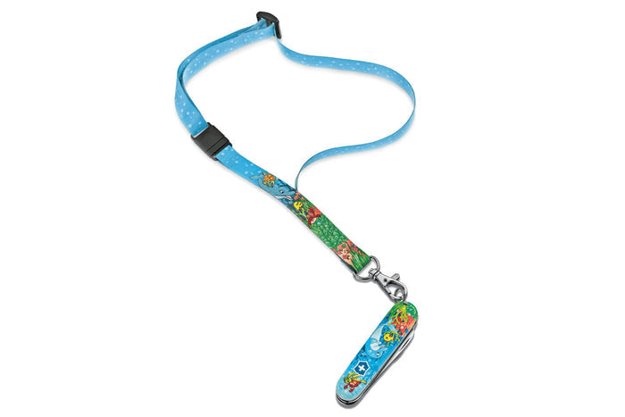 Couteau suisse pour enfant My First Victorinox édition animaux motif dauphin 84mm 9 fonctions