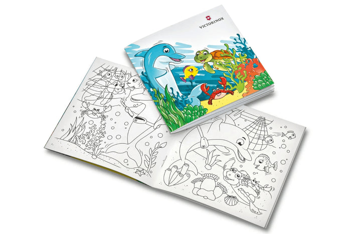 Couteau suisse pour enfant My First Victorinox édition animaux motif dauphin 84mm 9 fonctions