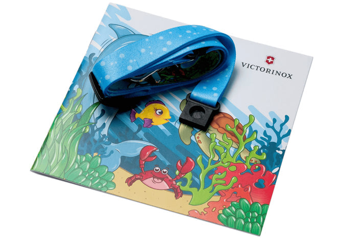 Couteau suisse pour enfant My First Victorinox édition animaux motif dauphin 84mm 9 fonctions