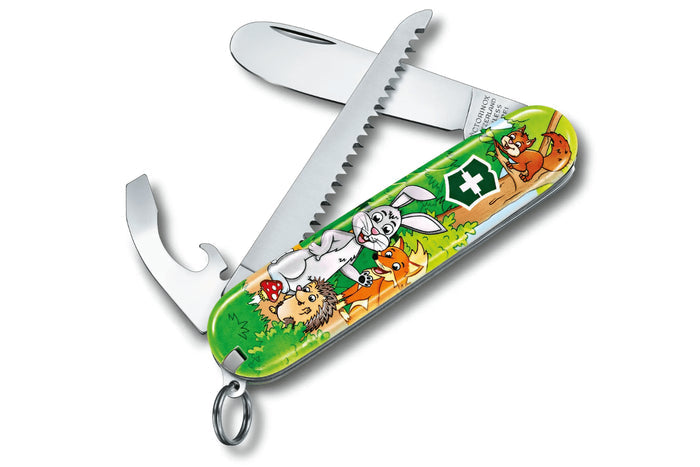 Couteau suisse pour enfant My First Victorinox édition animaux motif lapin 84mm 9 fonctions