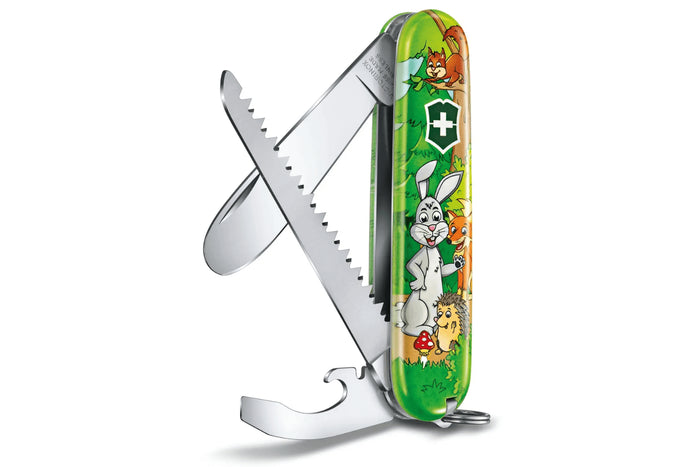Couteau suisse pour enfant My First Victorinox édition animaux motif lapin 84mm 9 fonctions