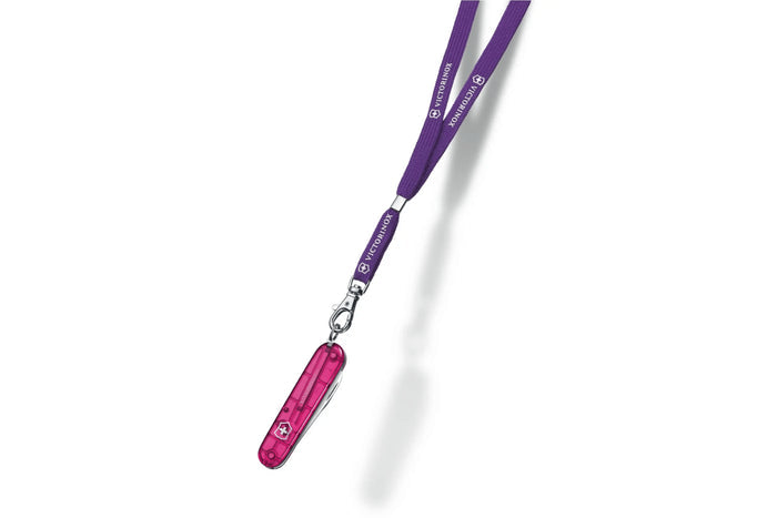 Couteau suisse pour enfant My First Victorinox rose translucide 84mm 9 fonctions
